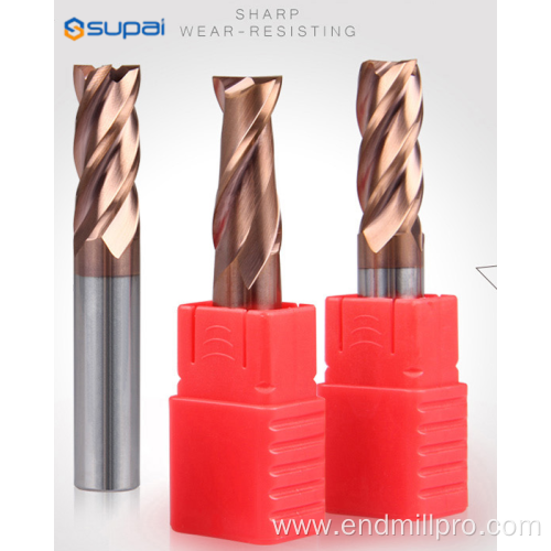 Solid Carbide 4Flute Cnc Square Blade End Mills